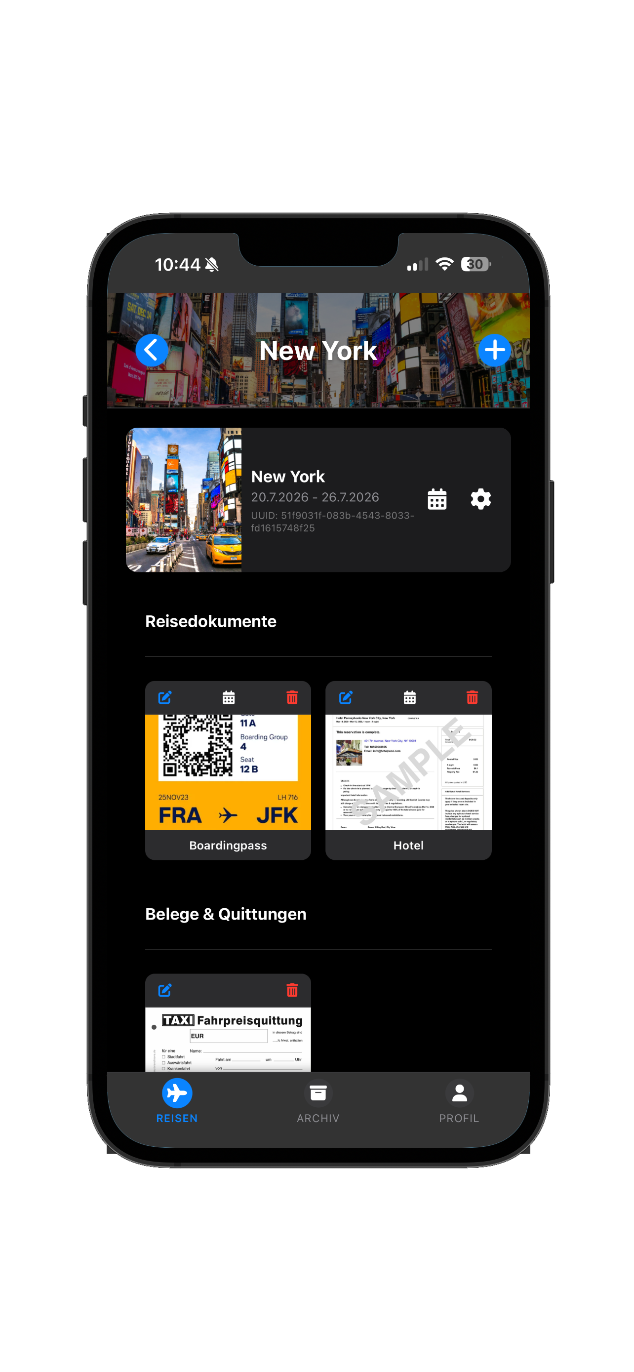 Reisedetails New York
