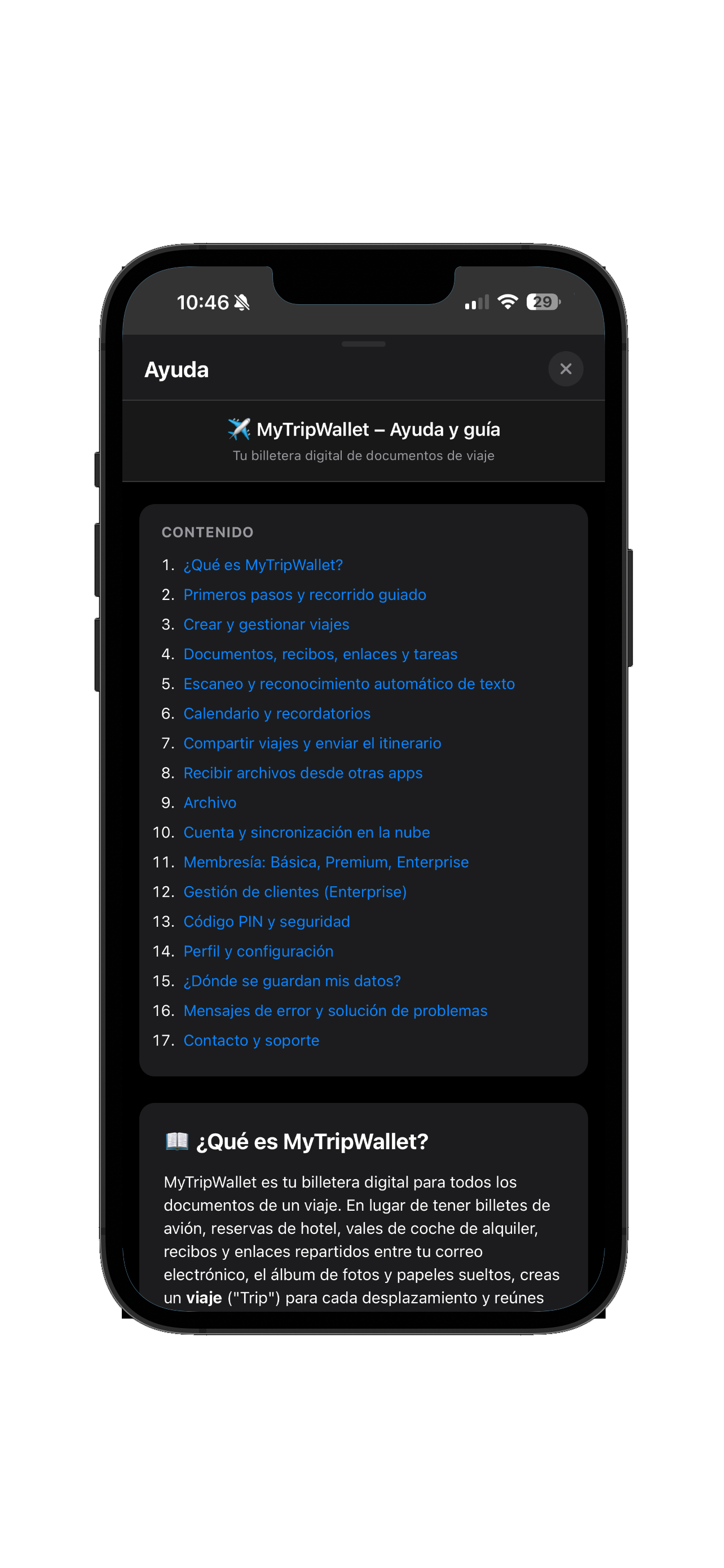 Ayuda y Guía